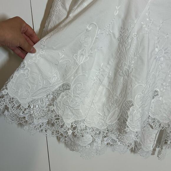 Roaman's Women's Plus Size Poplin Embroidered Swing Tunic Sz 18W - Picture 8 of 12